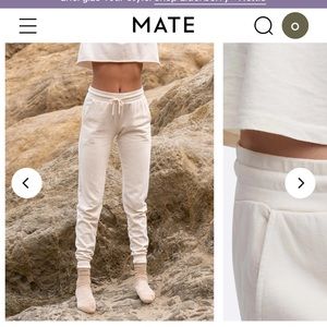 MATE the label organic terry classic jogger